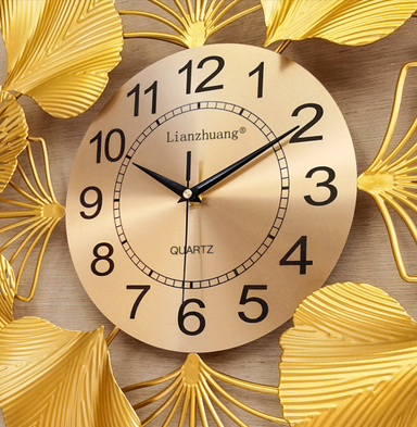 CLOCK IRON WALL DECORATION A2097
