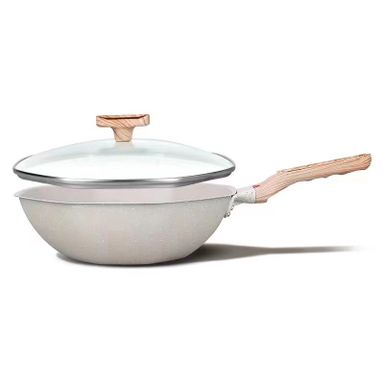 BREEZE NORDIC WHITE NON STICK WOK 32CM