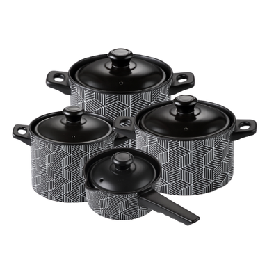 CERAMIC IRON CAST COOKING POT 