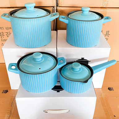 CERAMIC IRON CAST COOKING POT 