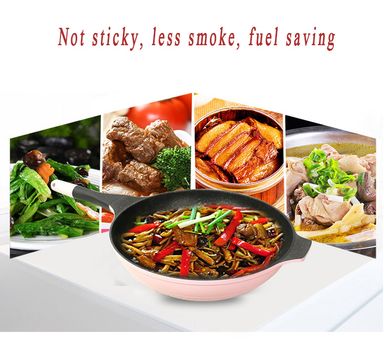 NON STICK WOK PINK EDITION 32CM