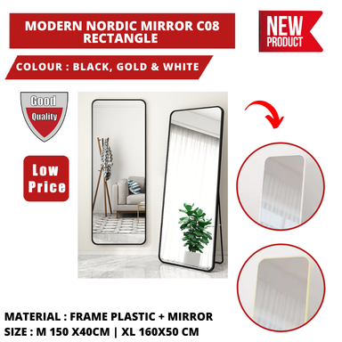 MODERN NORDIC MIRROR C08 RECTANGLE 