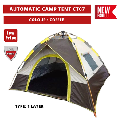 AUTOMATIC 1 LAYER CAMP TENT CT07 