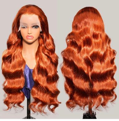 30” Ginger Body wave Human Hair 