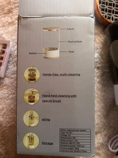  Electric Makeup Brush Cleaner Machine
