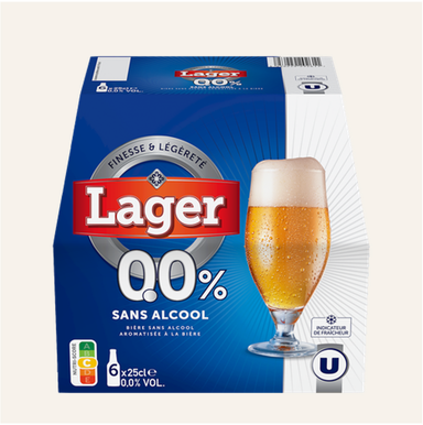 Lager Bierre Blonde sans Alcool 6x25cl
