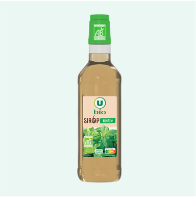 U Sirop Menthe Bio 50cl