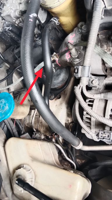 honda accord 8gen 2008-2012 2.0cc power steering oil cooler  hose