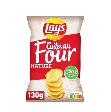 Lays Cuites au Four Moins 50% de Matières Grasses 130g