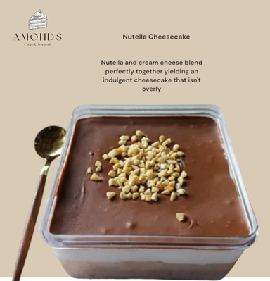 Nutella Cheesecake ( good  for 4 person ) 