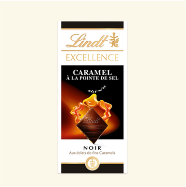 Lindt Exellence Chocolat au Lait Caramel à la Pointe de Sel 100g