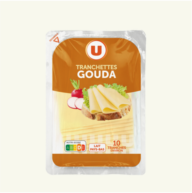 U Tranchettes Gouda 10 tranches