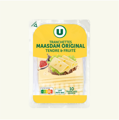 U Tranchettes Maasdam Original 10 tranches