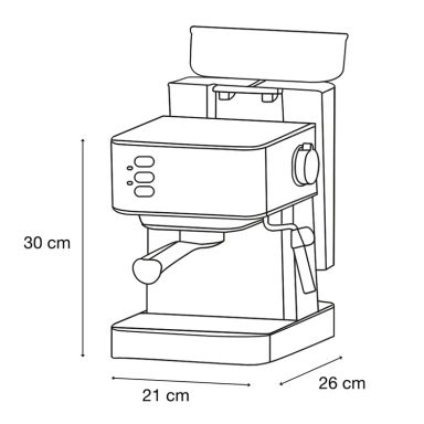 SOLAC - ESPRESSO COFFEE MAKER CE4481