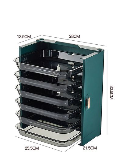 FOLDABLE 6 LAYER FOOD TRAY