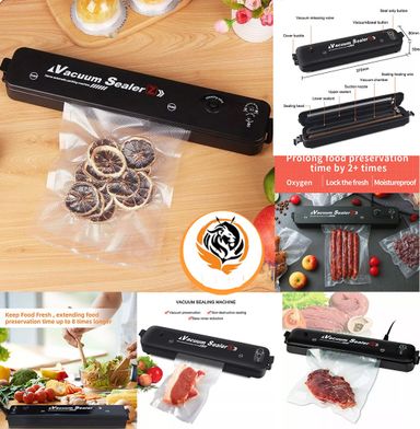 Vacuum Sealer Machine – Keep Food Fresh 5x Longer 🥩🧀✨