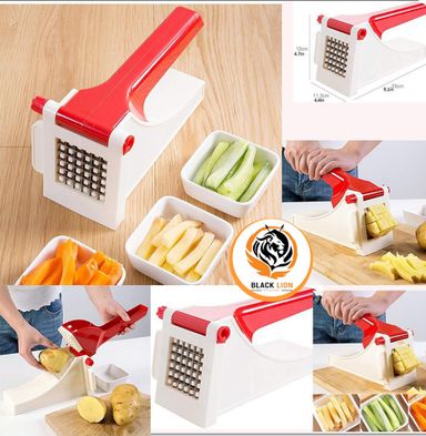 Handheld Potato Chipper – Easy French Fry Cutter 🍟🥔