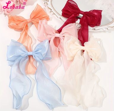 Hair bow with clip