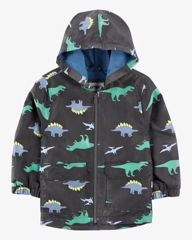 Dinosaur Color Changing Rain Jacket (12mths to Kid-14)