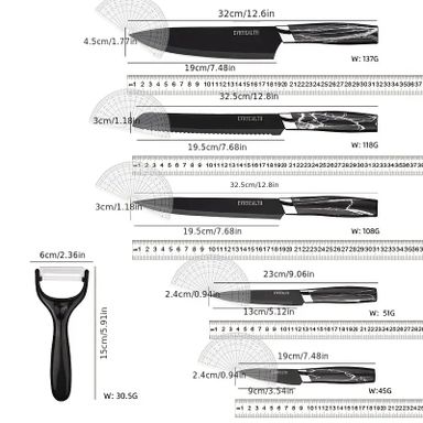 EVERY 6 PCS KNIFE SET