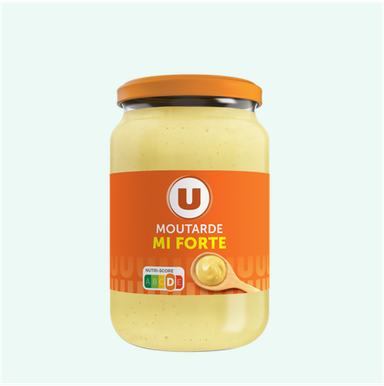 U Moutarde Mi Forte 350g
