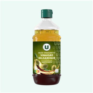 U Sauce Vinaigrette Vinaigre Balsamique à l'Huile d'Olive 550ml