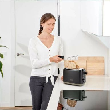 TOASTER - BLACK AND DECKER - 820W - 2 Slots - 3 Functions - BXTOA821E