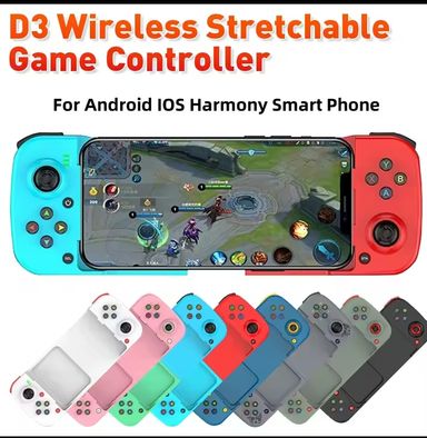 Game Controller D3 Bluetooth Wireless For Android, iPhone, PC 