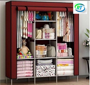 Collapsible Portable Cupboard with Zipper – Convenient & Space-Saving Storage Solution 🏠✨