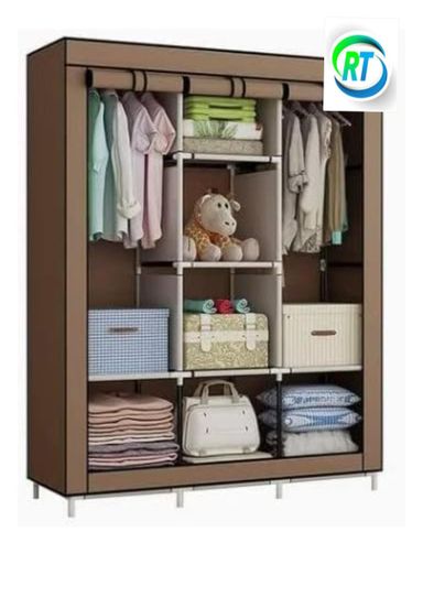Collapsible Portable Cupboard with Zipper – Convenient & Space-Saving Storage Solution 🏠✨