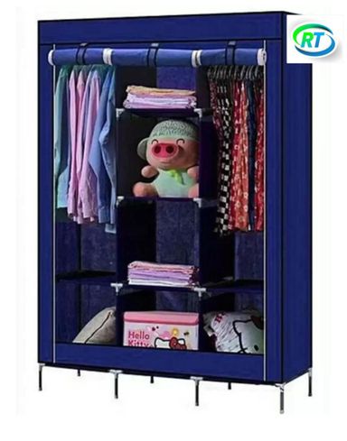Collapsible Portable Cupboard with Zipper – Convenient & Space-Saving Storage Solution 🏠✨