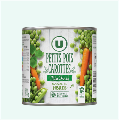 U Petits Pois Carottes 265g