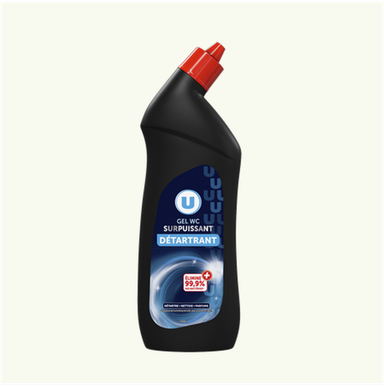 U Gel WC Surpuissant Détartrant 750ml
