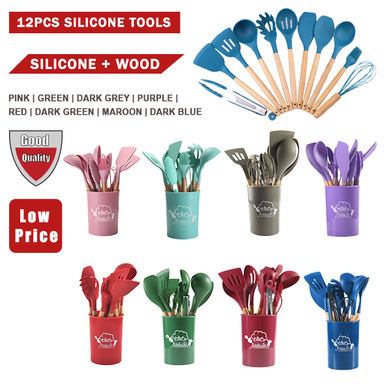12PCS SILICONE TOOLS