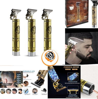 Vintage T9 Gold Cordless Hair Trimmer – Precision Grooming with Classic Style ✂️✨
