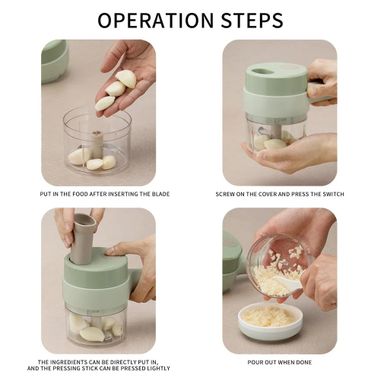 HANDHELD RECHARGEABLE FOOD CHOPPER