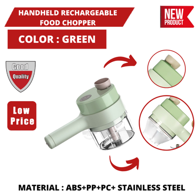 HANDHELD RECHARGEABLE FOOD CHOPPER