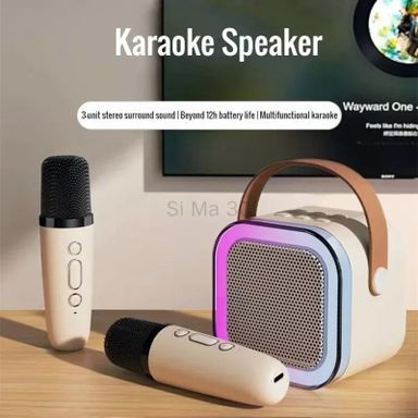 K12 KARAOKE SPEAKER TWO MICROPHONE