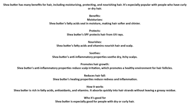 Shea Butter - Unrefined 