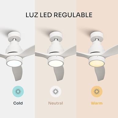 CEILING FAN - MELLER -  BRIZY BRIGHT WHITE