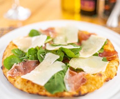 Focaccia con Prosciutto