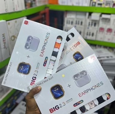 Smart Watch ⌚️ &7 Strap and AirPod Pro 