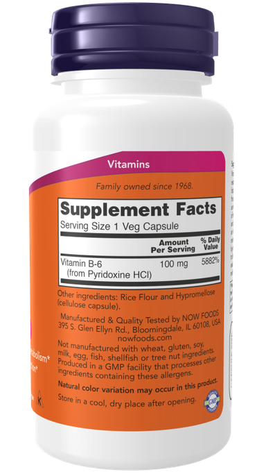Vitamin B-6 100 mg