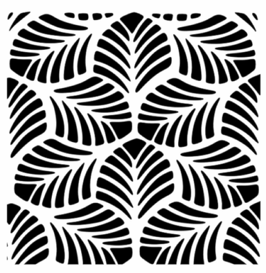 Palm trees - 30x30cm - stencil