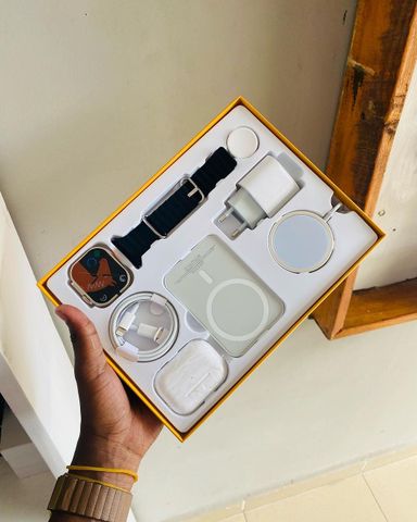 Smart watch & power bank and AirPod Pro 