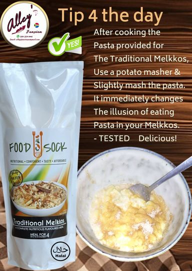 Traditional Melkkos Food Sock