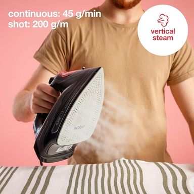 STEAM IRON - SOLAC - SOLUTION PV2490