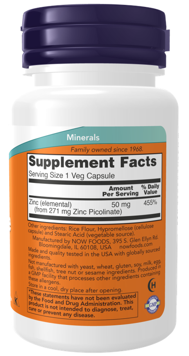 Zinc Picolinate 50 mg