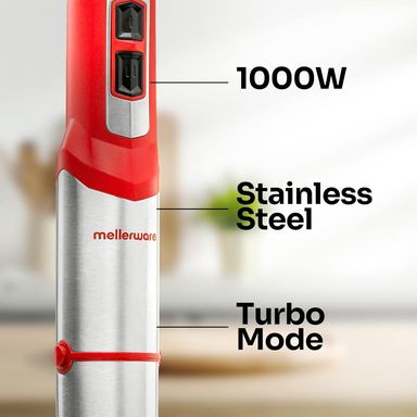 HAND BLENDER- MELLERWARE- SPIRO RED