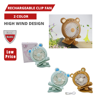 CUTE BEAR CLIP FAN